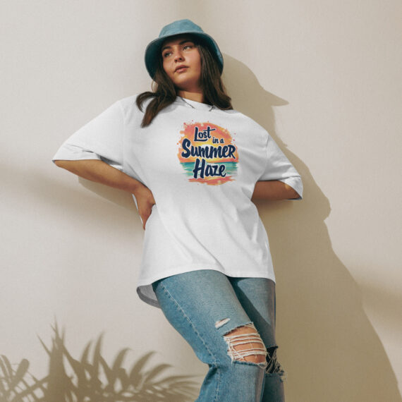 "Lost in a Summer Haze" Oversized Heavyweight T-Shirt