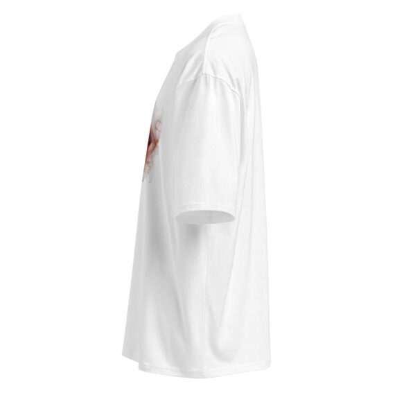 “Red Lip Rebellion” Oversized Heavyweight T-Shirt - Image 6