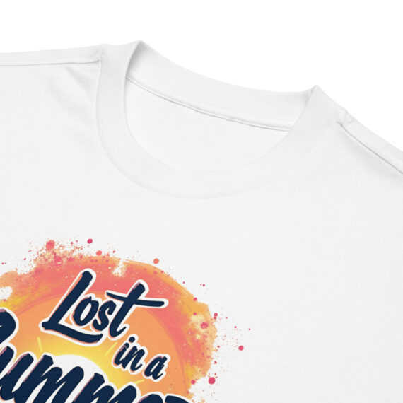 "Lost in a Summer Haze" Oversized Heavyweight T-Shirt - Image 4