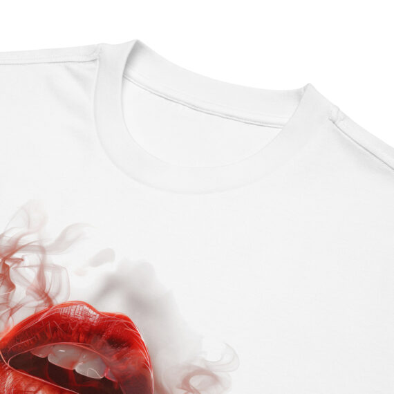 “Red Lip Rebellion” Oversized Heavyweight T-Shirt - Image 7