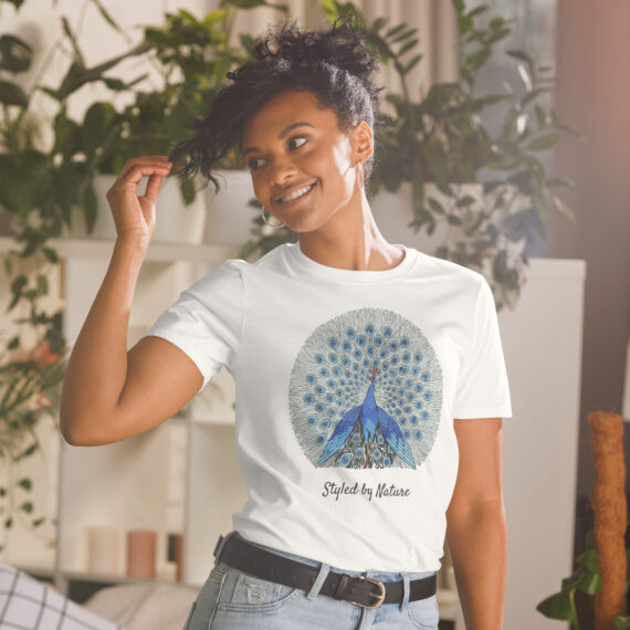 Styled by Nature - Peocock Short-Sleeve T-Shirt
