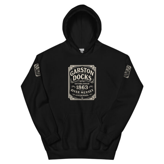 Vintage Garston Docks 1863 Hoodie - Image 4