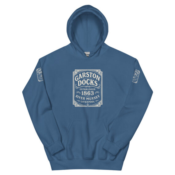 Vintage Garston Docks 1863 Hoodie - Image 9
