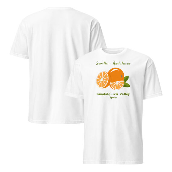 Fruity Oranges - Seville Andalusia Short-Sleeve T-Shirt - Image 3