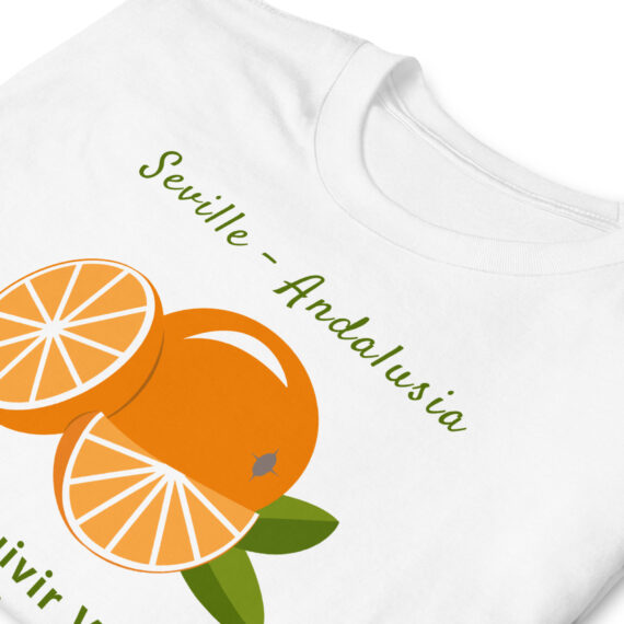 Fruity Oranges - Seville Andalusia Short-Sleeve T-Shirt - Image 4