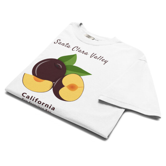 Fruity Plums - Santa Clara Valley Heavyweight T-Shirt - Image 4
