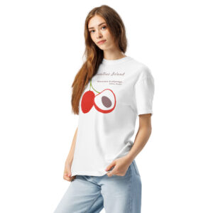 Fruity Lychees - Mauritius Island Heavyweight T-Shirt