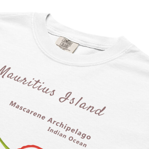 Fruity Lychees - Mauritius Island Heavyweight T-Shirt - Image 3